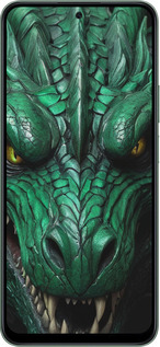 Силиконовый чехол Зелёный дракон v2 для Huawei Honor Play 60 Plus - 5817u-4109 изображение 