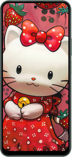 Силиконовый чехол hello kitty1 для Huawei Honor Play 60 Plus - 6036u-4109 изображение 