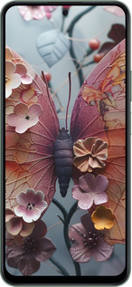 Силиконовый чехол Fairy Butterfly для Huawei Honor X7c - 6048u-3874 изображение 
