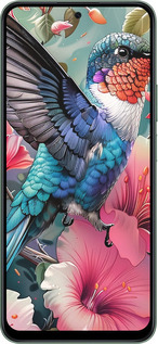 Силиконовый чехол Сказочная колибри для Huawei Honor X7c - 6051u-3874 изображение 