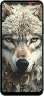 Силиконовый чехол Волчий взгляд для Huawei Honor X7c - 6066u-3874 изображение 