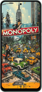 Силиконовый чехол Городской драйв Monopoly для Huawei Honor X7c - 6088u-3874 изображение 