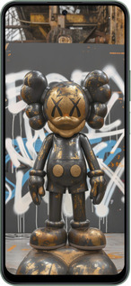 Силіконовий чехол Bronze kaws v3 для Huawei Honor X7c - 6099u-3874 изображение 