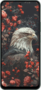 Силиконовый чехол Цветочный страж для Huawei Honor X7c - 6102u-3874 изображение 