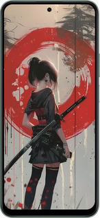 Силиконовый чехол Сумерки воина: Танец с катаной для Huawei Honor Play 60 Plus - 6123u-4109 изображение 