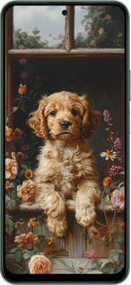 Силиконовый чехол Щенок cocker spaniel для Huawei Honor Play 60 Plus - 6136u-4109 изображение 