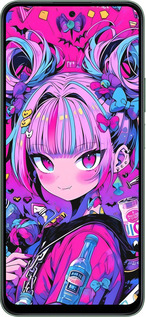 Силиконовый чехол Аниме милаха для Huawei Honor Play 60 Plus - 6314u-4109 изображение 