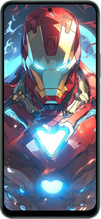 Силиконовый чехол Железный человек для Huawei Honor Play 60 Plus - 6372u-4109 изображение 