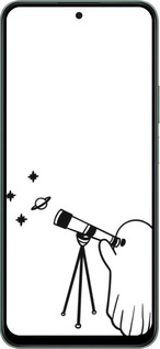 Силиконовый чехол Привидение астроном для Huawei Honor Play 60 Plus - 6444u-4109 изображение 