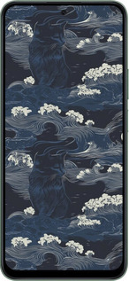 Силиконовый чехол Морская тематика в стиле арт-деко для Huawei Honor Play 60 Plus - 6520u-4109 изображение 