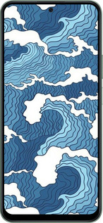 Силиконовый чехол Абстрактный рисунок морских волн для Huawei Honor X7c - 6538u-3874 изображение 