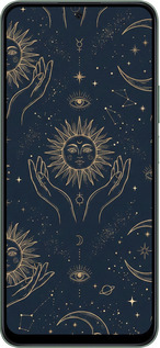 Силіконовий чехол Celestial Harmony: Sun & Moon Gold Mystic Pattern для Huawei Honor X7c - 6778u-3874 изображение 