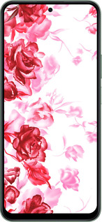 Силиконовый чехол Нарисованные розы для Huawei Honor Play 60 Plus - 724u-4109 изображение 