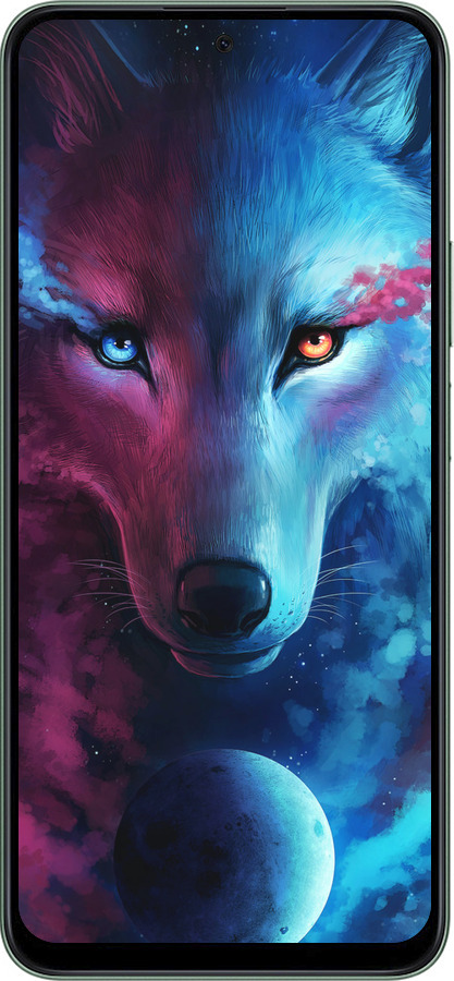 Силіконовий чехол Арт-вовк для Huawei Honor Play 60 Plus - 3999u-4109 изображение 