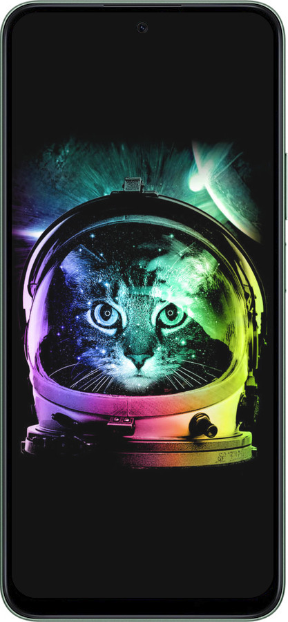 Силиконовый чехол Кот-астронавт для Huawei Honor X7c - 4154u-3874 изображение 