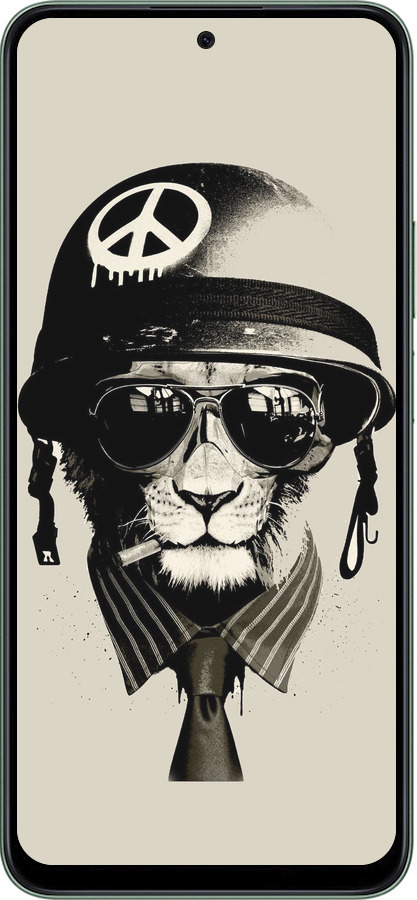 Силиконовый чехол tattoo soldier для Huawei Honor X7c - 4165u-3874 изображение 