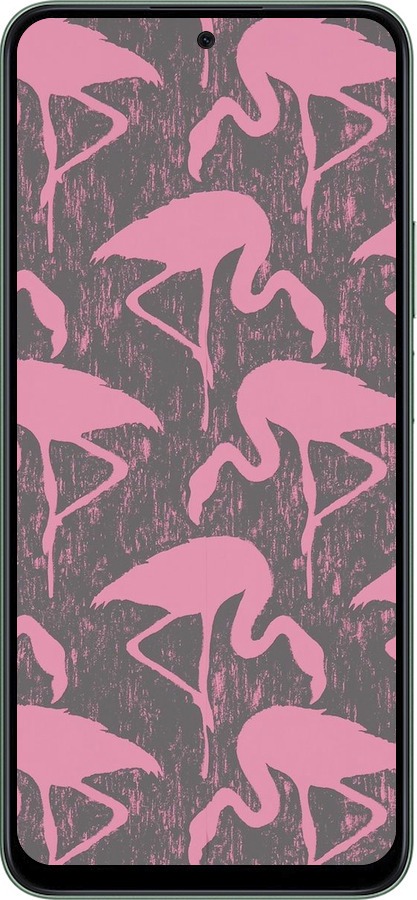 Силиконовый чехол Vintage-Flamingos для Huawei Honor X7c - 4171u-3874 изображение 