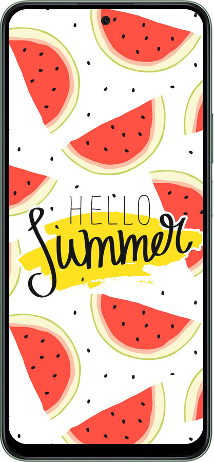 Силиконовый чехол Hello Summer для Huawei Honor X7c - 4356u-3874 изображение 