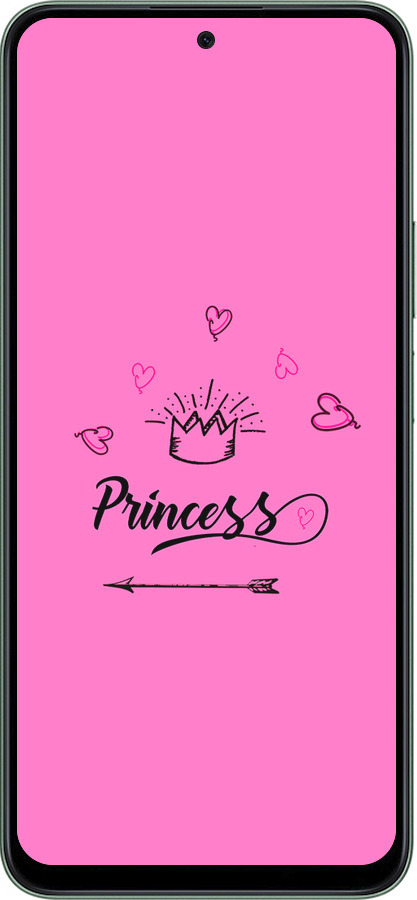 Силиконовый чехол Princess для Huawei Honor Play 60 Plus - 4361u-4109 изображение 