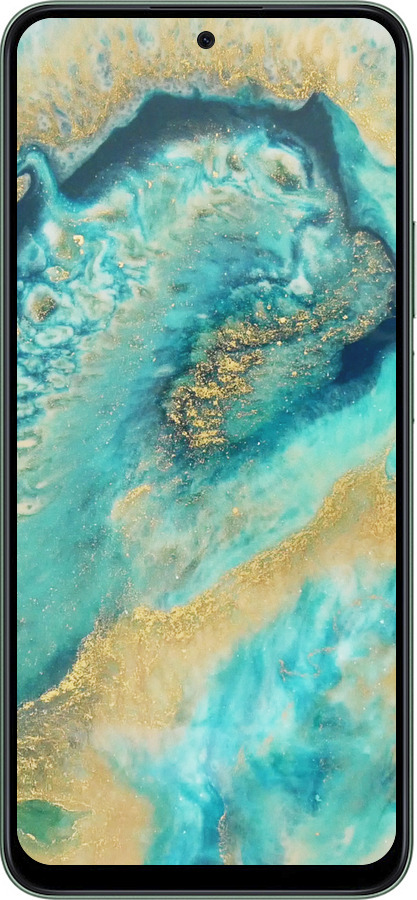Силиконовый чехол Green marble для Huawei Honor X7c - 4365u-3874 изображение 