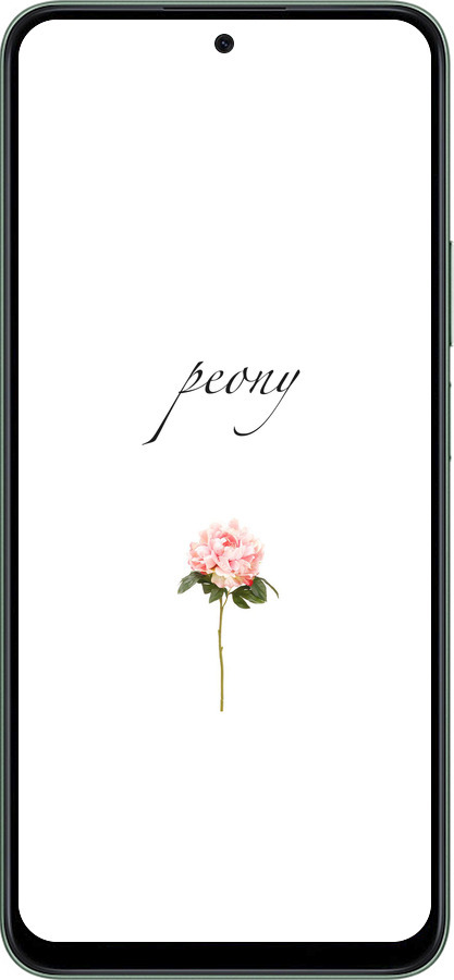 Силіконовий чехол Півонія для Huawei Honor X7c - 4366u-3874 изображение 