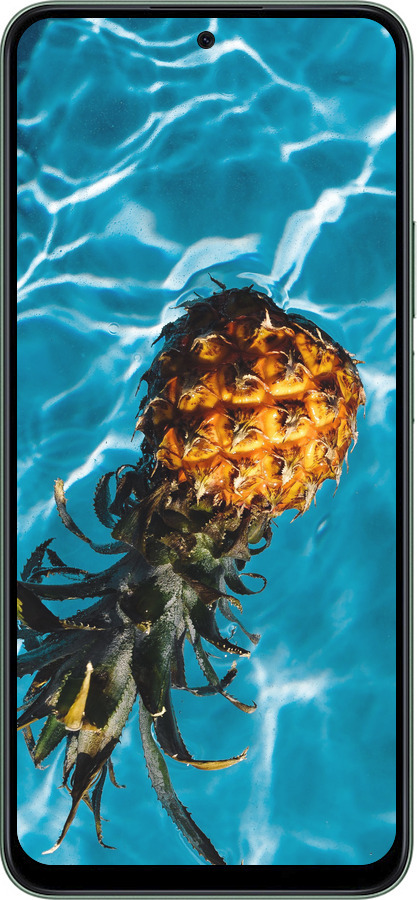 Силіконовий чехол Ананас на воді для Huawei Honor X7c - 4384u-3874 изображение 