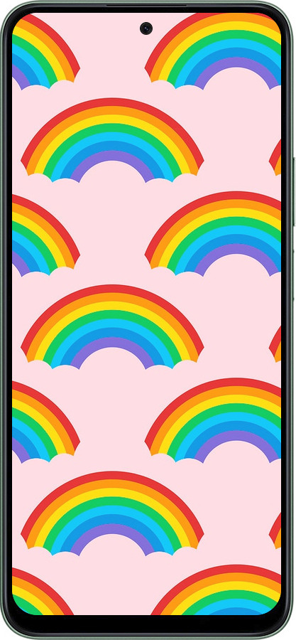 Силиконовый чехол Rainbows для Huawei Honor X7c - 4478u-3874 изображение 