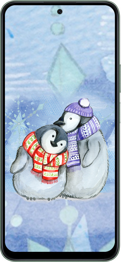Силиконовый чехол Новогодний 5 для Huawei Honor Play 60 Plus - 4618u-4109 изображение 
