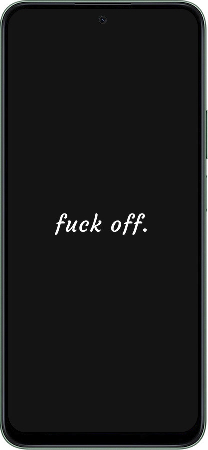 Силиконовый чехол Fuck off для Huawei Honor X7c - 4731u-3874 изображение 