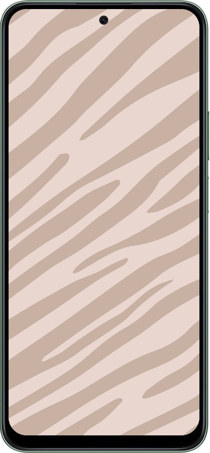 Силиконовый чехол Зебра беж для Huawei Honor X7c - 4875u-3874 изображение 