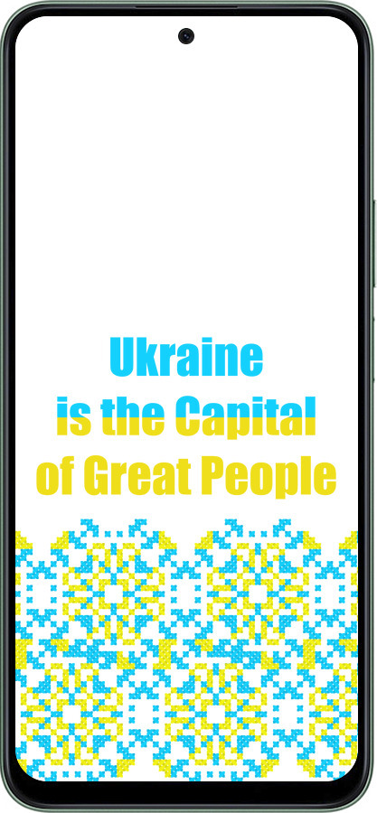 Силіконовий чехол Ukraine  для Huawei Honor X7c - 5283u-3874 изображение 