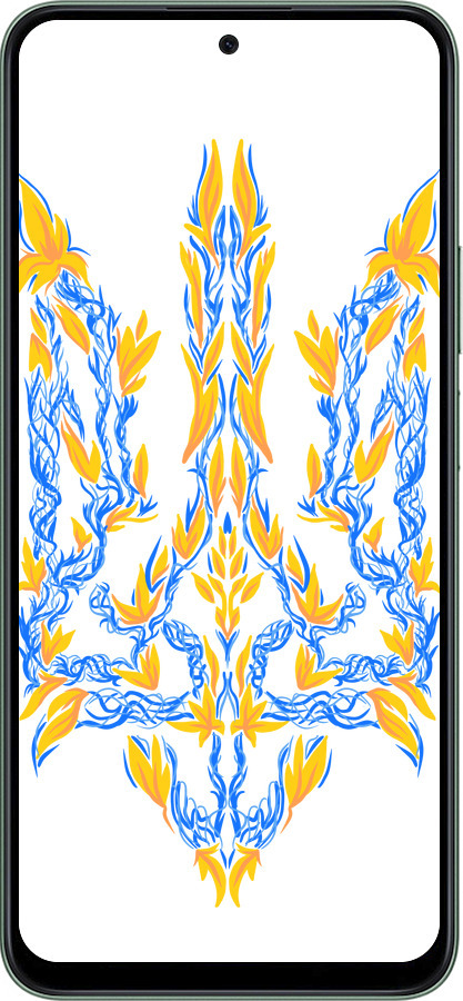 Силиконовый чехол Герб Украины v3 для Huawei Honor X7c - 5313u-3874 изображение 