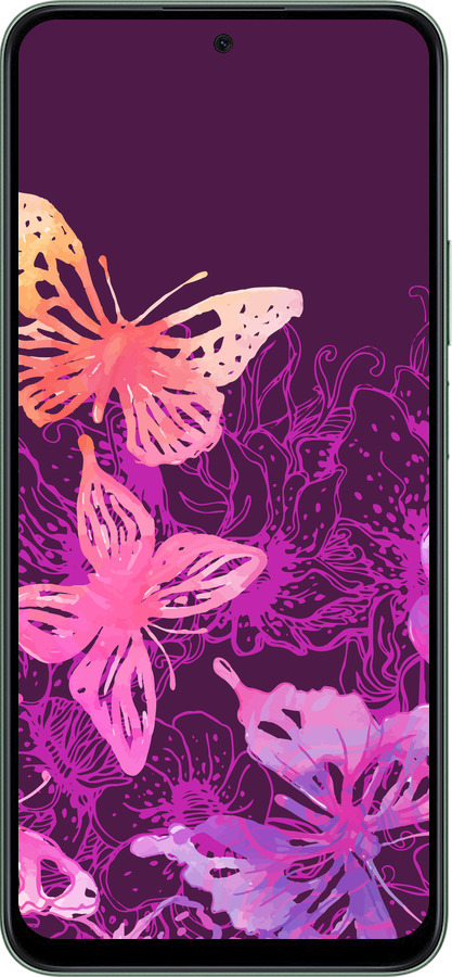 Силіконовий чехол Метелики v2 для Huawei Honor Play 60 Plus - 5475u-4109 изображение 