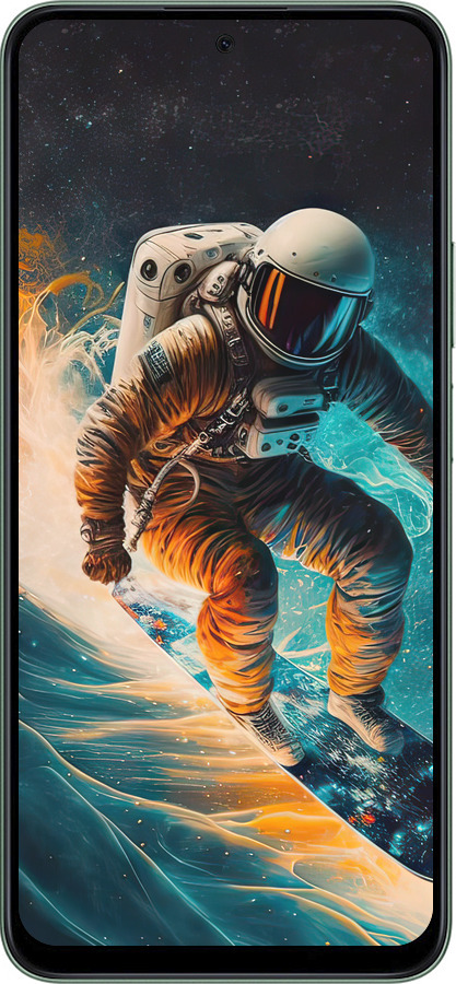 Силіконовий чехол Сноубордист для Huawei Honor X7c - 5604u-3874 изображение 