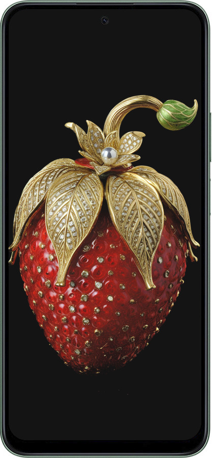 Силиконовый чехол Клубника v3 для Huawei Honor Play 60 Plus - 5638u-4109 изображение 