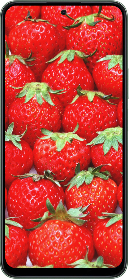 Силіконовий чехол Полуниця для Huawei Honor X7c - 6020u-3874 изображение 