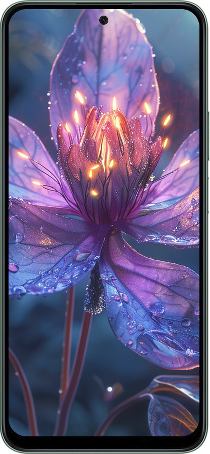 Силіконовий чехол Магічна квітка для Huawei Honor Play 60 Plus - 6038u-4109 изображение 
