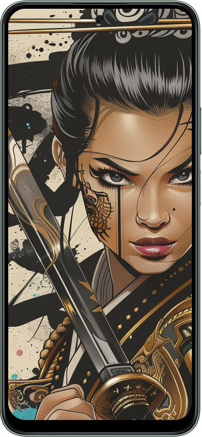 Силиконовый чехол Воительница ветров для Huawei Honor X7c - 6077u-3874 изображение 