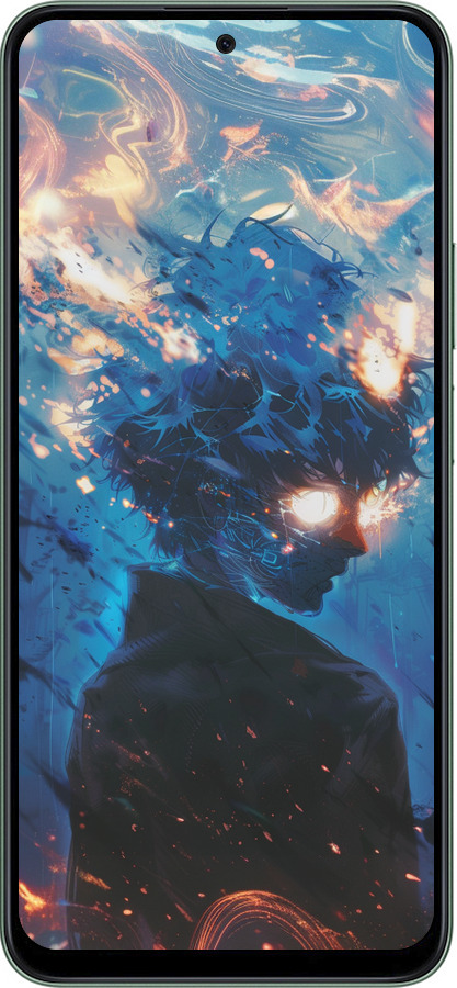 Силіконовий чехол Сатору Годжо для Huawei Honor X7c - 6129u-3874 изображение 