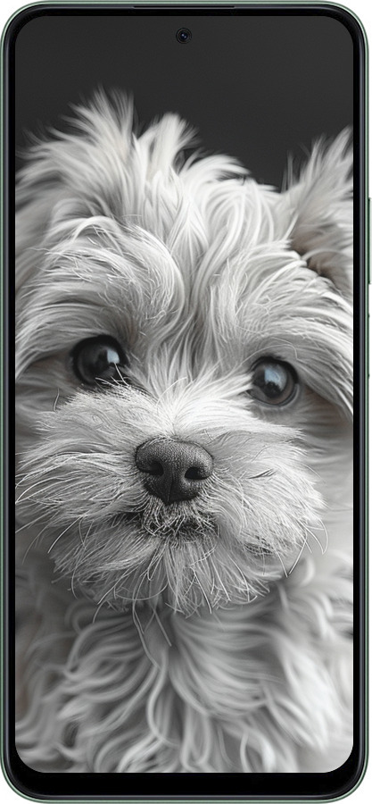 Силиконовый чехол Мальтипу на чорном фоне для Huawei Honor X7c - 6156u-3874 изображение 