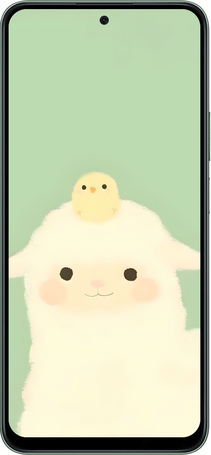 Силиконовый чехол Барашек и ципленок для Huawei Honor X7c - 6369u-3874 изображение 