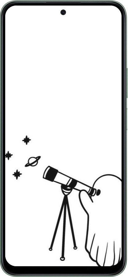 Силиконовый чехол Привидение астроном для Huawei Honor Play 60 Plus - 6444u-4109 изображение 