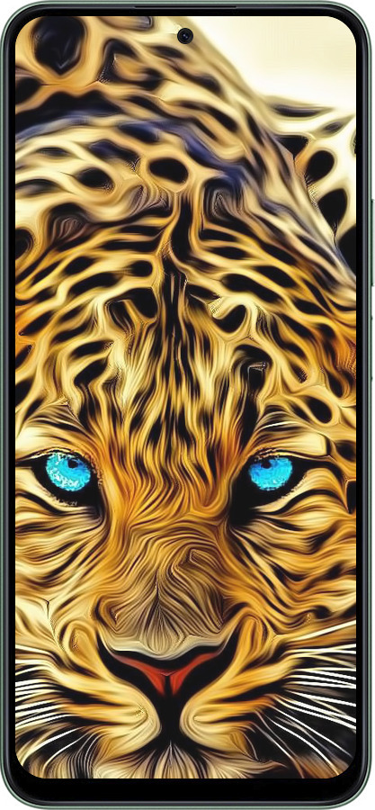 Силиконовый чехол Леопард для Huawei Honor X7c - 6611u-3874 изображение 