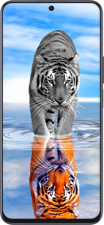 TPU чехол Тигр для Huawei Honor X8a - 6016b-2963 изображение 