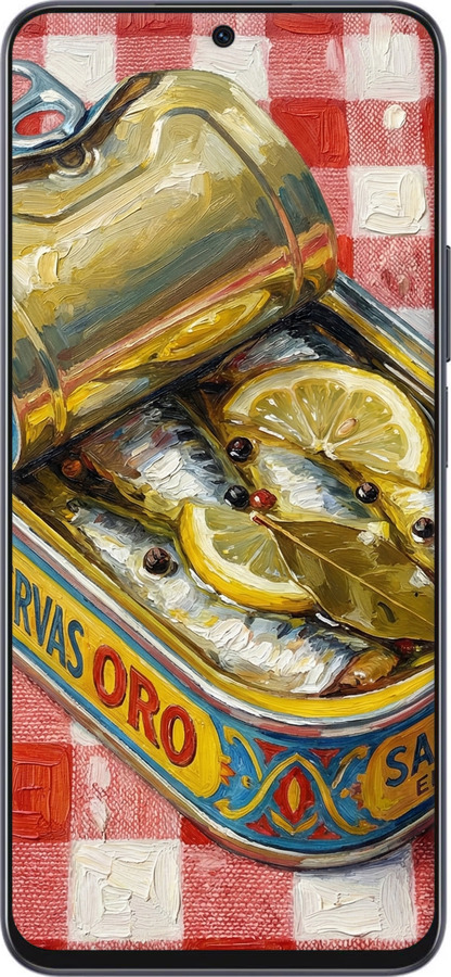 TPU чехол Vintage Sardine Tin Phone для Huawei Honor X8a - 6772b-2963 изображение 