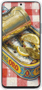 Силикон с усиленными углами чехол Vintage Sardine Tin Phone для Huawei Honor X8a - 6772sp-2963 изображение 