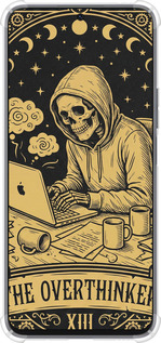 Силикон с усиленными углами чехол The Overthinker для Huawei Honor X8a - 6774sp-2963 изображение 