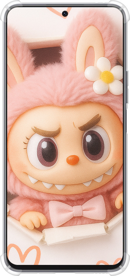 Силикон с усиленными углами чехол Лабубу 2 для Huawei Honor X8a - 6710sp-2963 изображение 