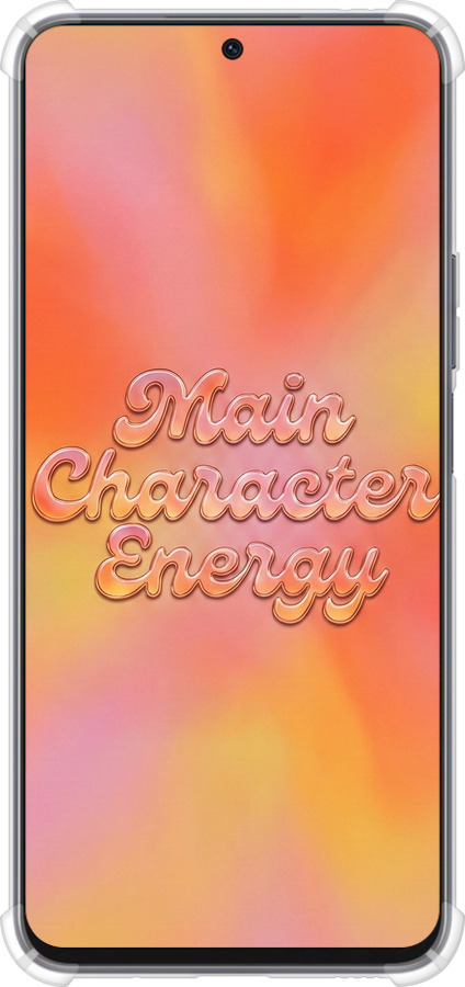 Силикон с усиленными углами чехол Aura Gradient Main Character Energy Aesthetic Y2K для Huawei Honor X8a - 6783sp-2963 изображение 