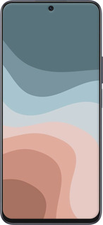 Силиконовый чехол С синими и розовыми волнами в стиле ретро для Huawei Honor X8a - 6532u-2963 изображение 